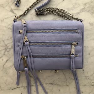 Rebecca Minkoff Mini 5-Zip Leather Crossbody